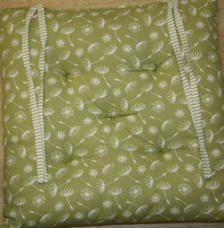 Avocado dandelion seatpad